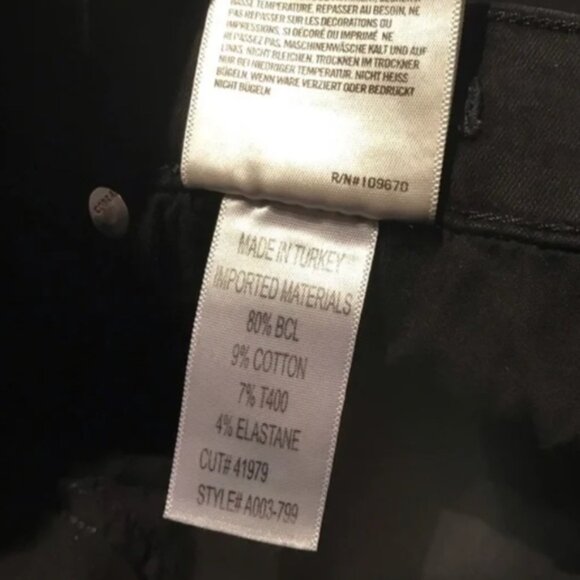 REVOLVE x Agolde Women’s Jeans High Rise Jet Black Filter Free Sophie 26 - Picture 10 of 15